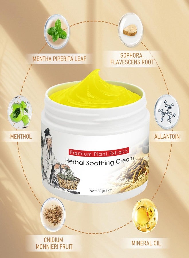 Bruiseweed All Natural Herbal Soothing Cream, Chinese-Herbal Relief Balm for Body Care, Ointment for Relieves Dry Skin, Soothing Skin | Relieves Itching, Rich in Menthol, Calendula & Dendrobium - Image 4